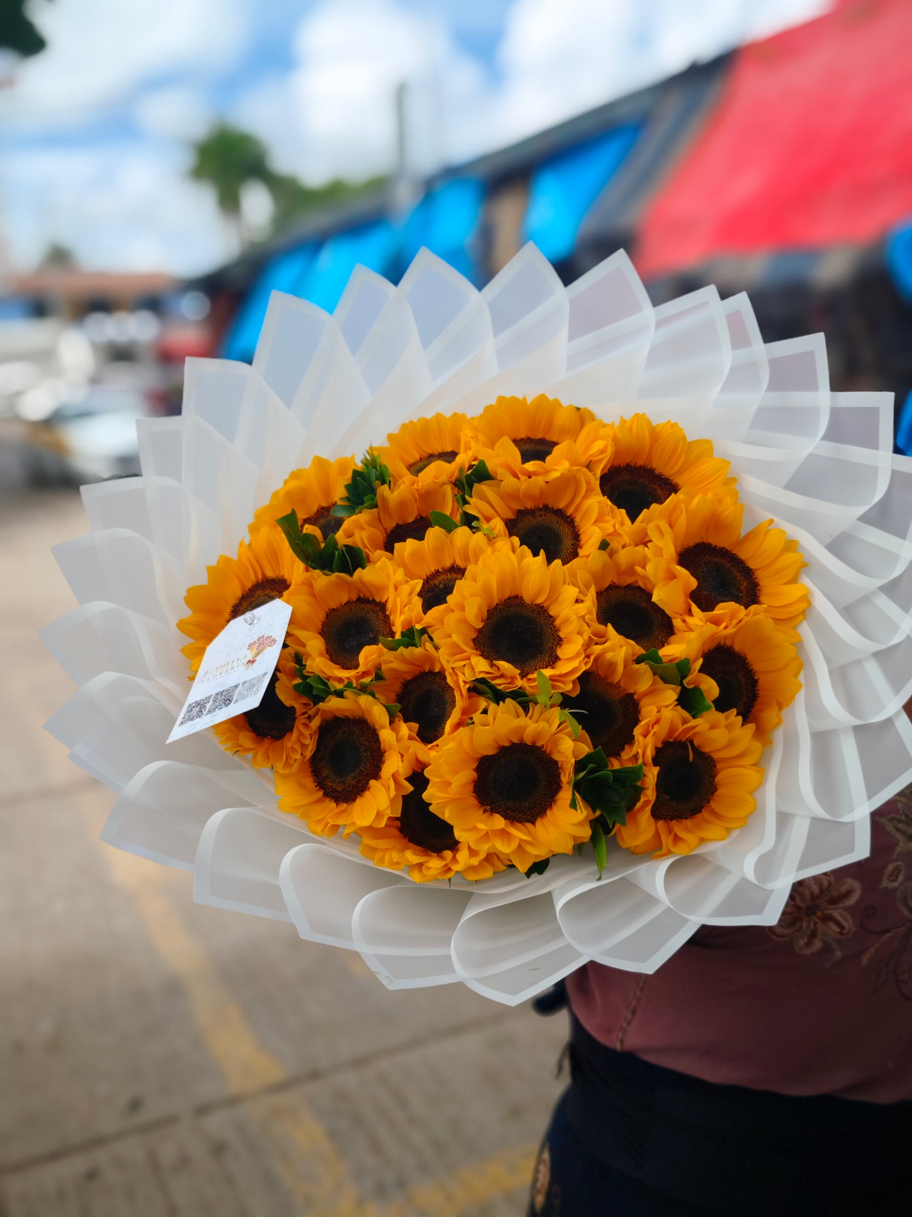 Ramo de 20 girasoles
